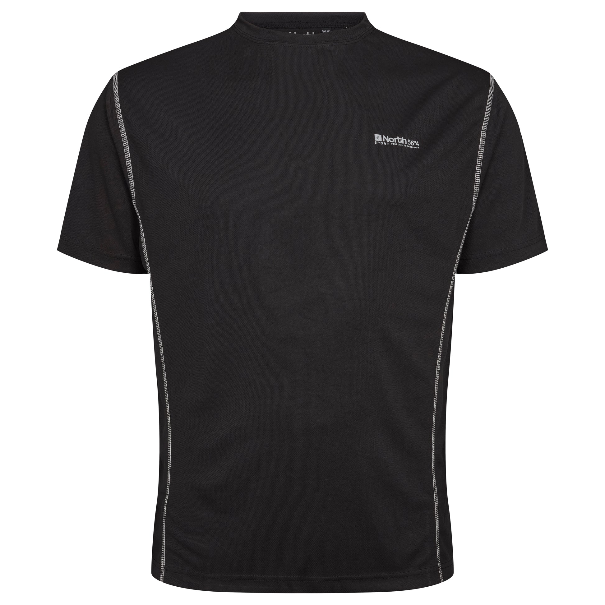 sort teknisk t-skjorte i store størrelsersort teknisk t-skjorte i store størrelser
