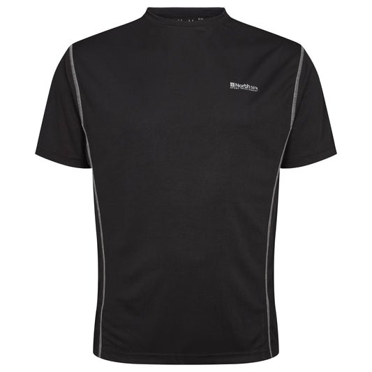 sort teknisk t-skjorte i store størrelsersort teknisk t-skjorte i store størrelser